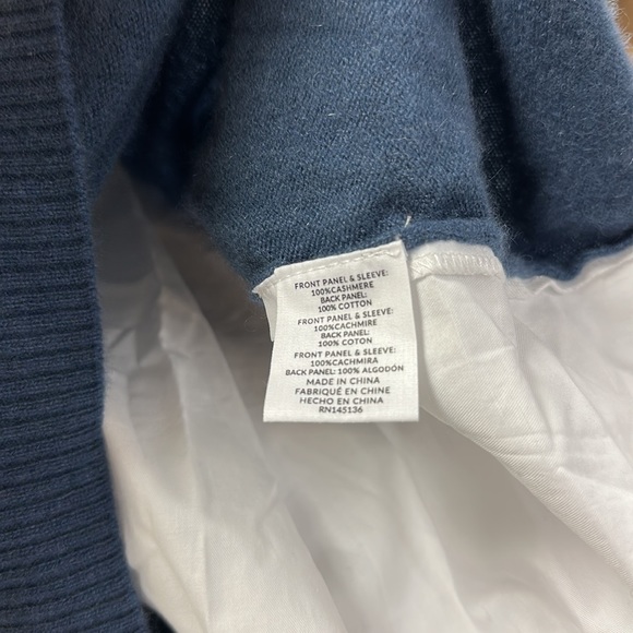 🔥🔥🔥NEW Naadam Cashmere Muxed Media Pleated Back Sweater - Picture 9 of 11